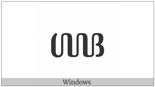 Javanese Letter Ca Murda on various operating systems