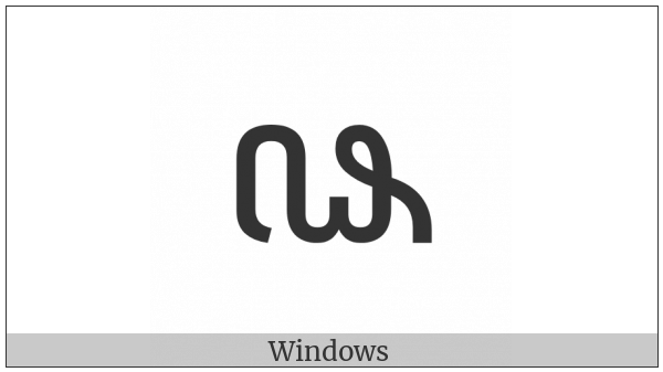 Javanese Letter Pa Murda on various operating systems