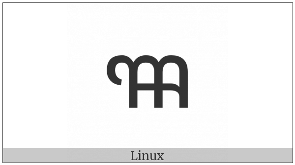 Javanese Letter Sa Murda on various operating systems