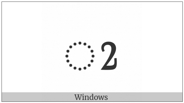 Javanese Vowel Sign Tarung on various operating systems