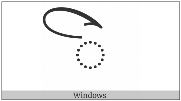 Javanese Vowel Sign Pepet on various operating systems