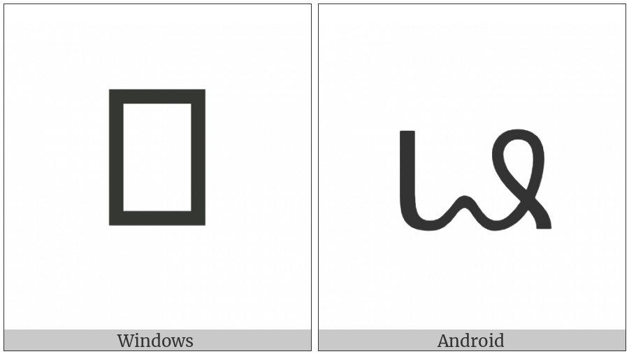 Javanese Digit Eight on various operating systems