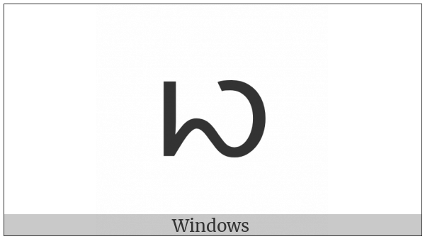 Myanmar Letter Khamti Cha on various operating systems