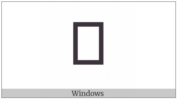 Myanmar Letter Khamti Dda on various operating systems