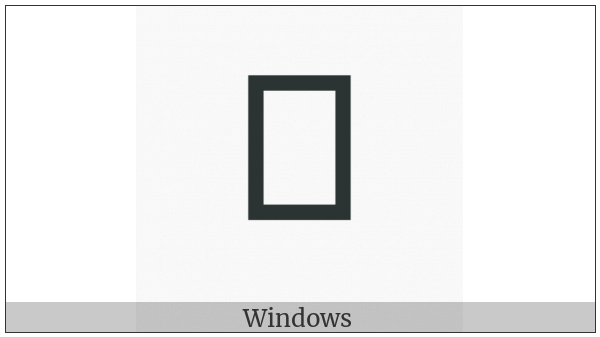 Myanmar Letter Khamti Ha on various operating systems