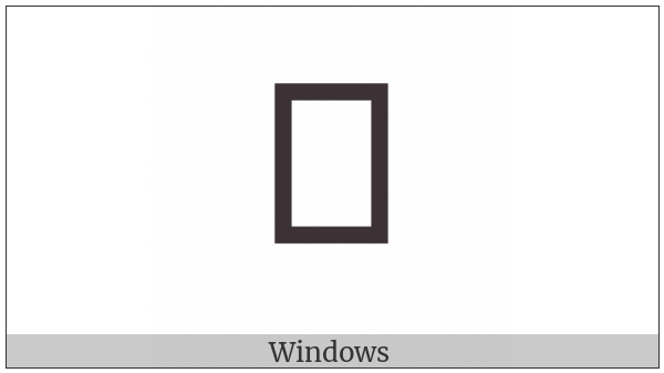 Myanmar Letter Aiton Ra on various operating systems