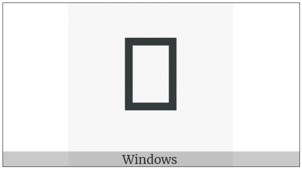 Hangul Choseong Ssangcieuc on various operating systems