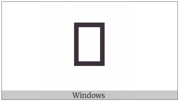 Cherokee Small Letter Lv on various operating systems