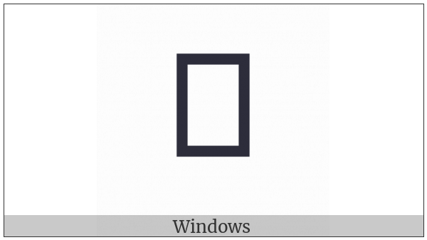 Cherokee Small Letter Qua on various operating systems