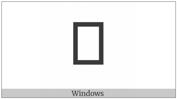 Ethiopic Syllable We on various operating systems
