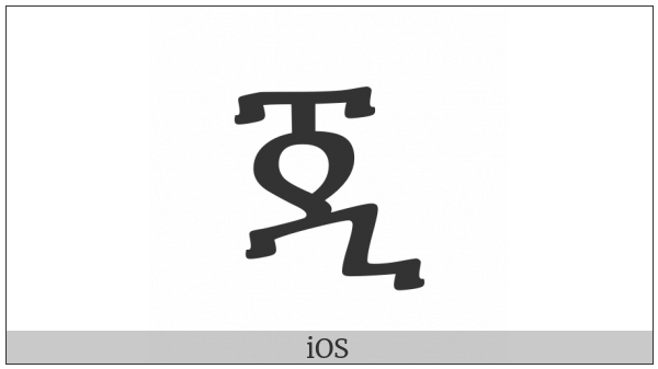 Ethiopic Syllable Ji on various operating systems