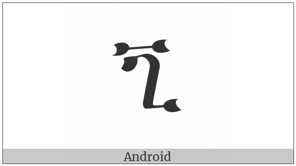 Ethiopic Syllable Ggi on various operating systems