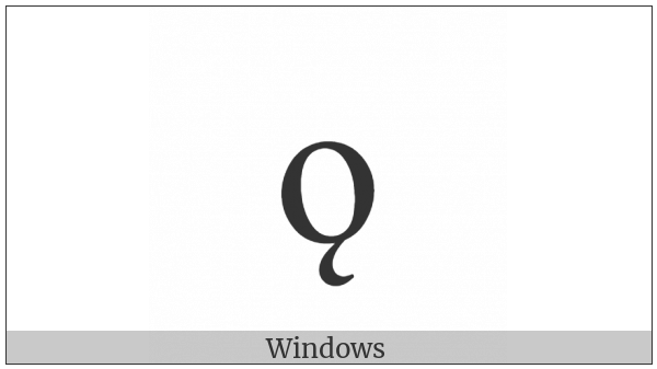 Latin Small Letter O With Ogonek on various operating systems