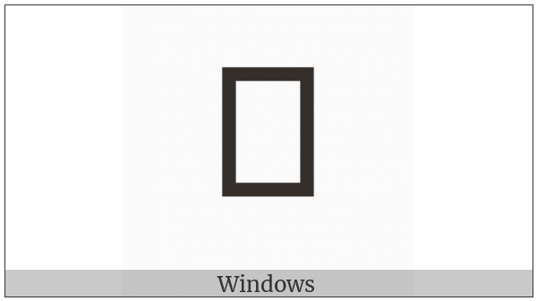 Ethiopic Syllable Pi on various operating systems