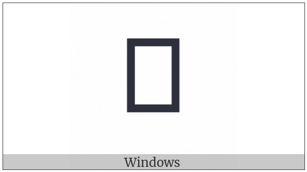 Ethiopic Syllable Mwe on various operating systems