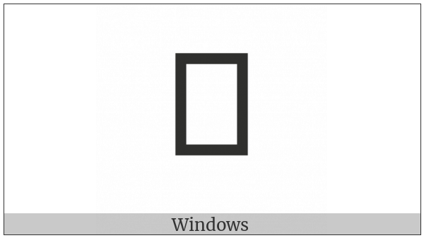 Cherokee Letter Gi on various operating systems