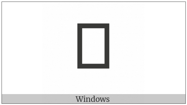 Cherokee Letter Gv on various operating systems