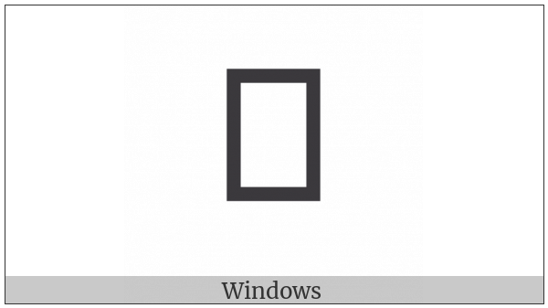 Cherokee Letter Mo on various operating systems