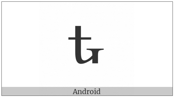 Cherokee Letter Hna on various operating systems