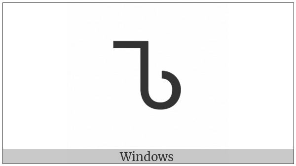 Cherokee Letter Te on various operating systems