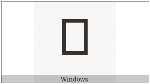 Cherokee Letter Tse on various operating systems