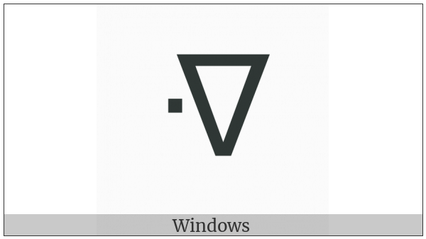 Canadian Syllabics We on various operating systems
