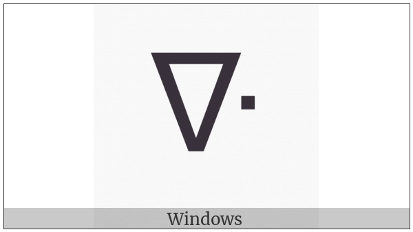 Canadian Syllabics West-Cree We on various operating systems