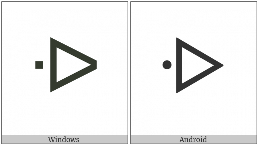 Canadian Syllabics Wo on various operating systems