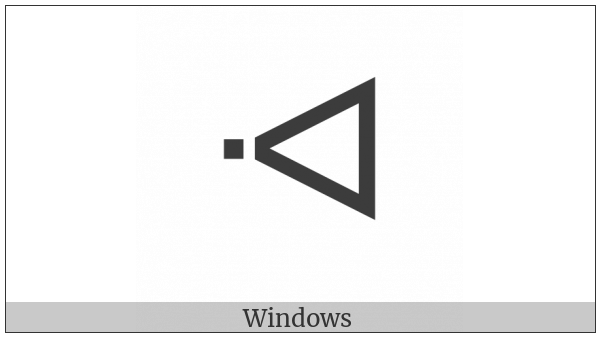 Canadian Syllabics Wa on various operating systems