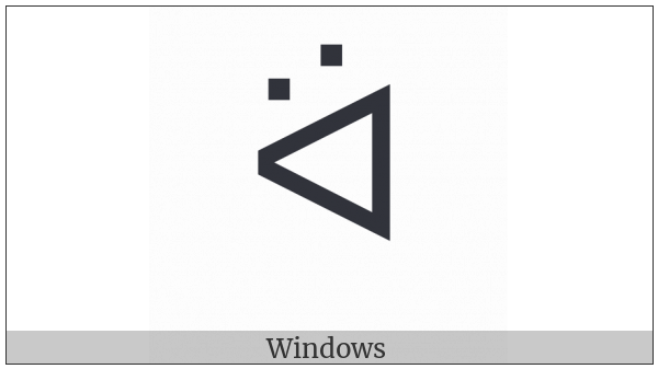 Canadian Syllabics Naskapi Waa on various operating systems