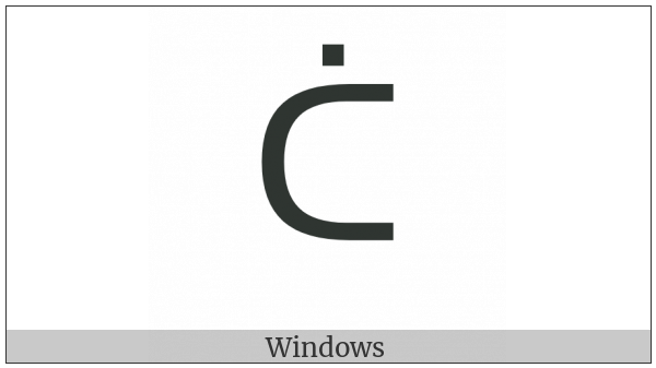 Canadian Syllabics Taa on various operating systems