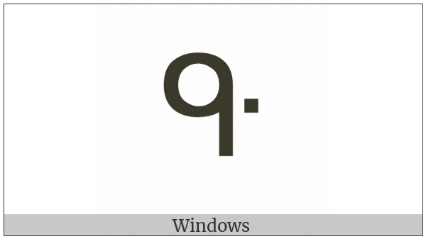 Canadian Syllabics West-Cree Kwe on various operating systems