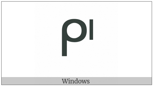 Canadian Syllabics South-Slavey Kih on various operating systems
