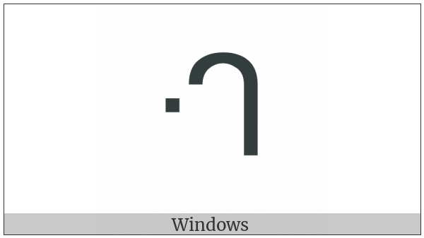 Canadian Syllabics Cwe on various operating systems