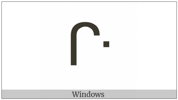 Canadian Syllabics West-Cree Cwi on various operating systems