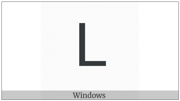 Canadian Syllabics Ma on various operating systems