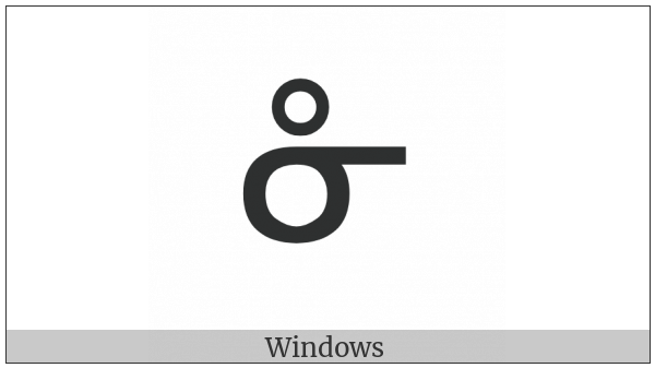 Canadian Syllabics Naai on various operating systems