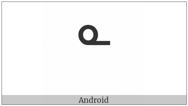 Canadian Syllabics N on various operating systems