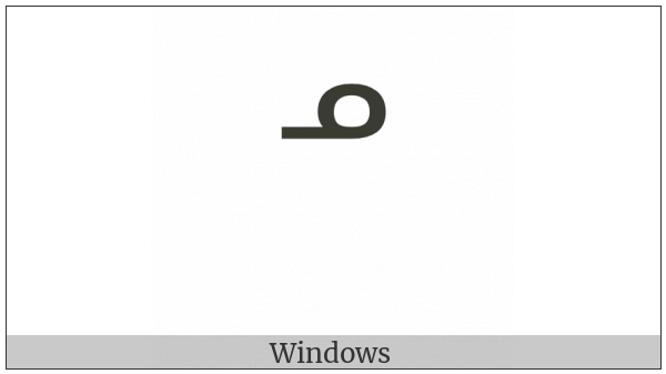 Canadian Syllabics Nh on various operating systems