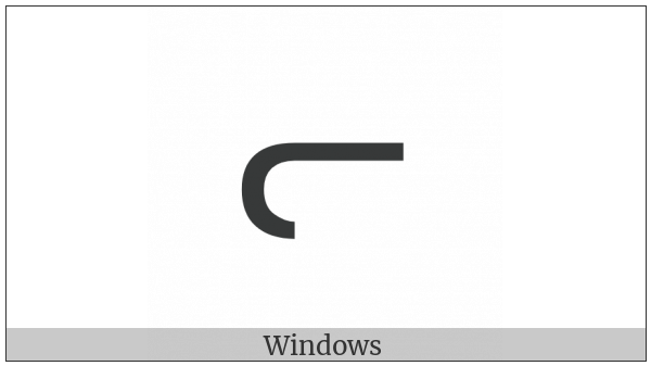 Canadian Syllabics Li on various operating systems