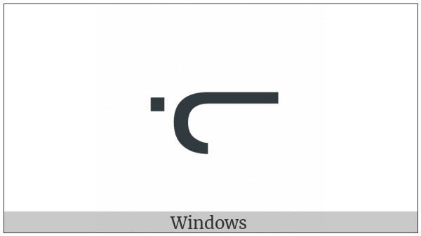 Canadian Syllabics Lwi on various operating systems