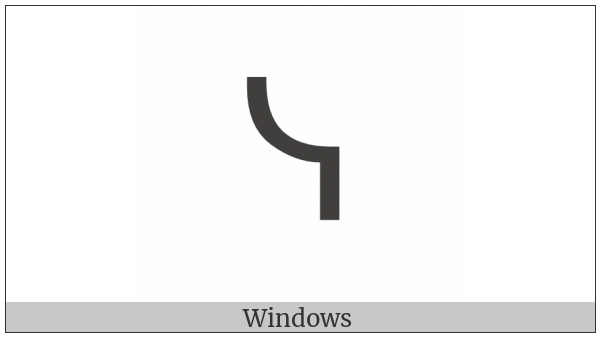 Canadian Syllabics Se on various operating systems