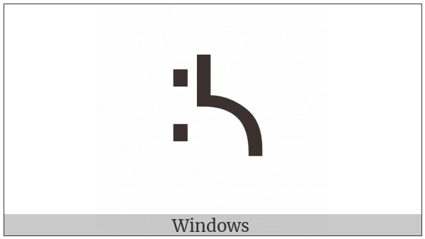 Canadian Syllabics Naskapi Swaa on various operating systems