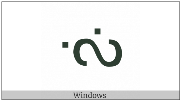 Canadian Syllabics Shwoo on various operating systems