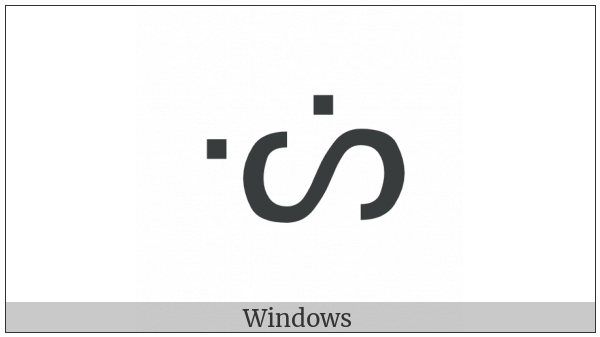 Canadian Syllabics Shwaa on various operating systems
