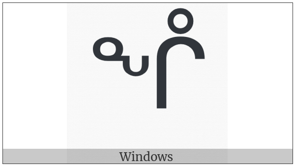 Canadian Syllabics Ngaai on various operating systems