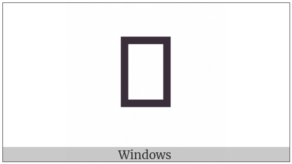 Hangul Jongseong Ssangsios-Kiyeok on various operating systems