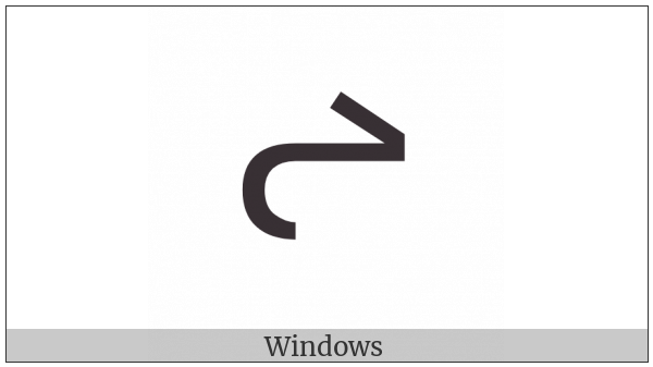 Canadian Syllabics Lhi on various operating systems
