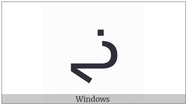 Canadian Syllabics Lhoo on various operating systems