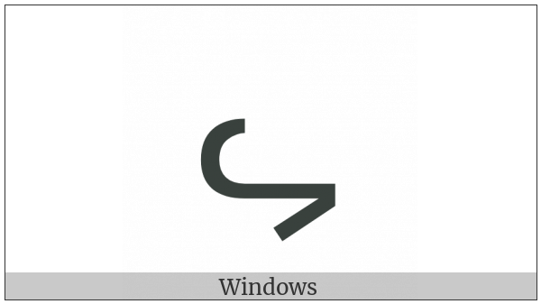 Canadian Syllabics Lha on various operating systems